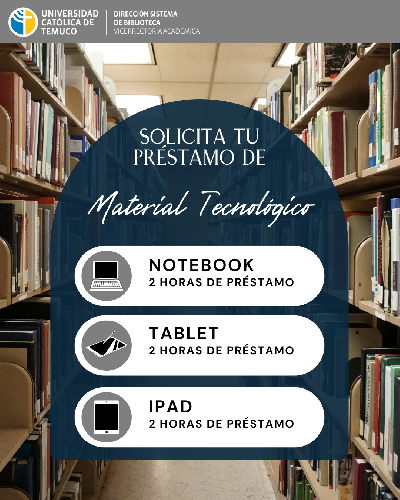 Servicio de prestamos de material tecnológico